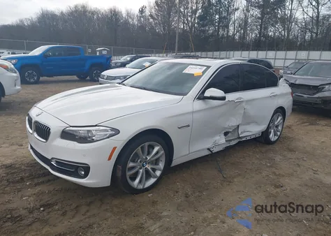 2014 BMW 535I из США, поврежденный, VIN WBA5B1C59ED483529